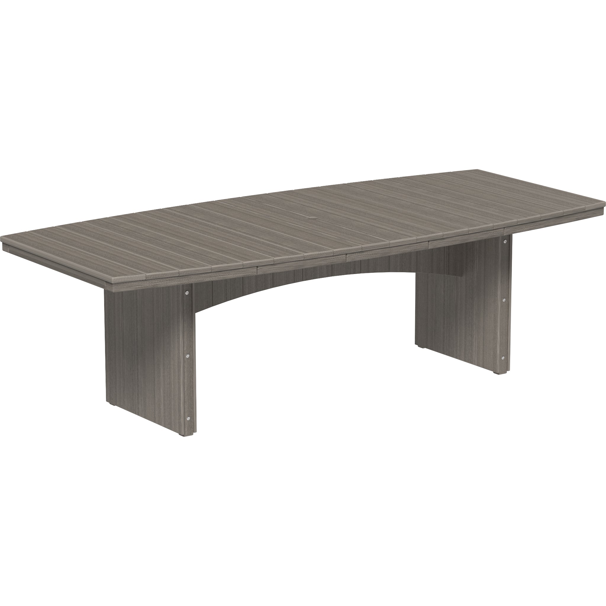 LuxCraft Urban 4′ x 8′ Oval Dining Table – Outdoor Poly Patio Counter Height Table (UDT48O)