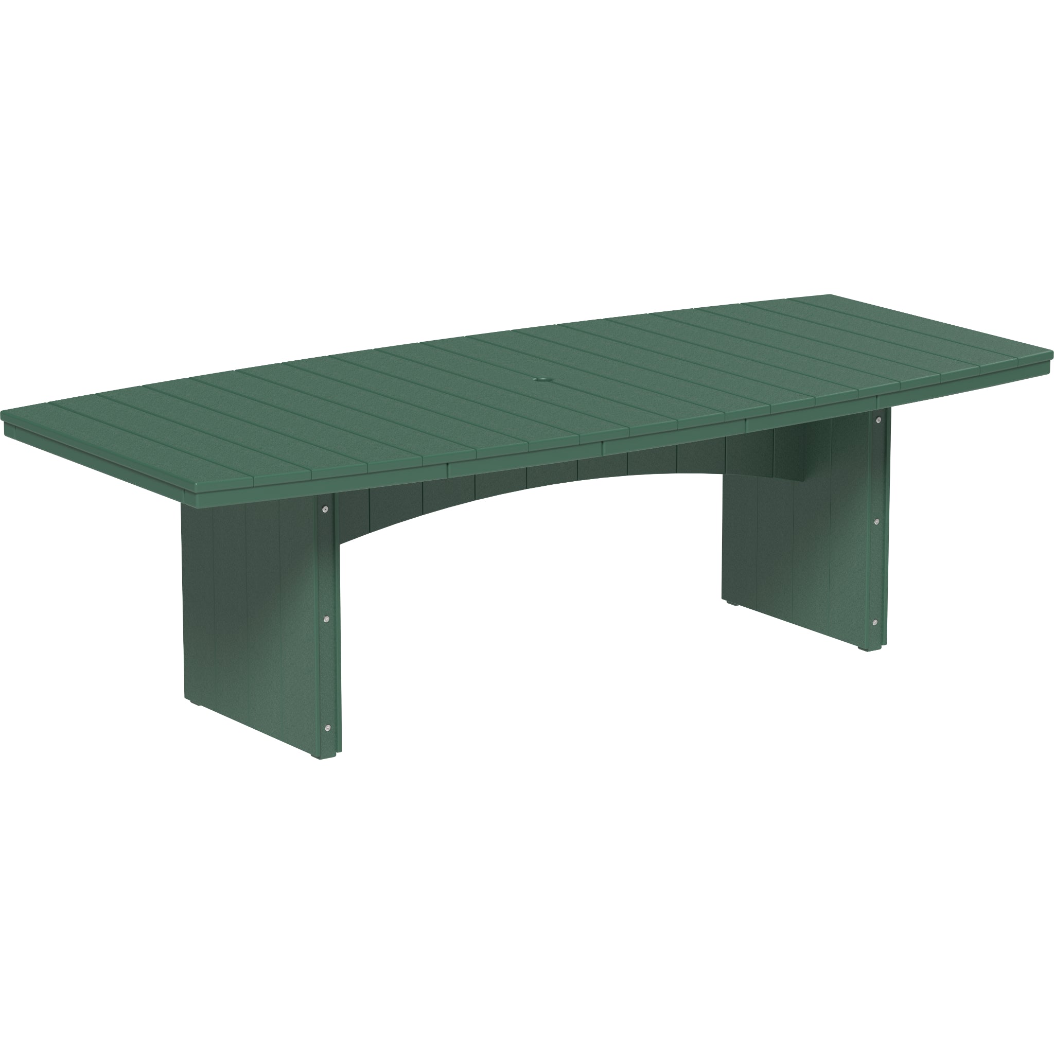 LuxCraft Urban 4′ x 8′ Oval Dining Table – Outdoor Poly Patio Counter Height Table (UDT48O)