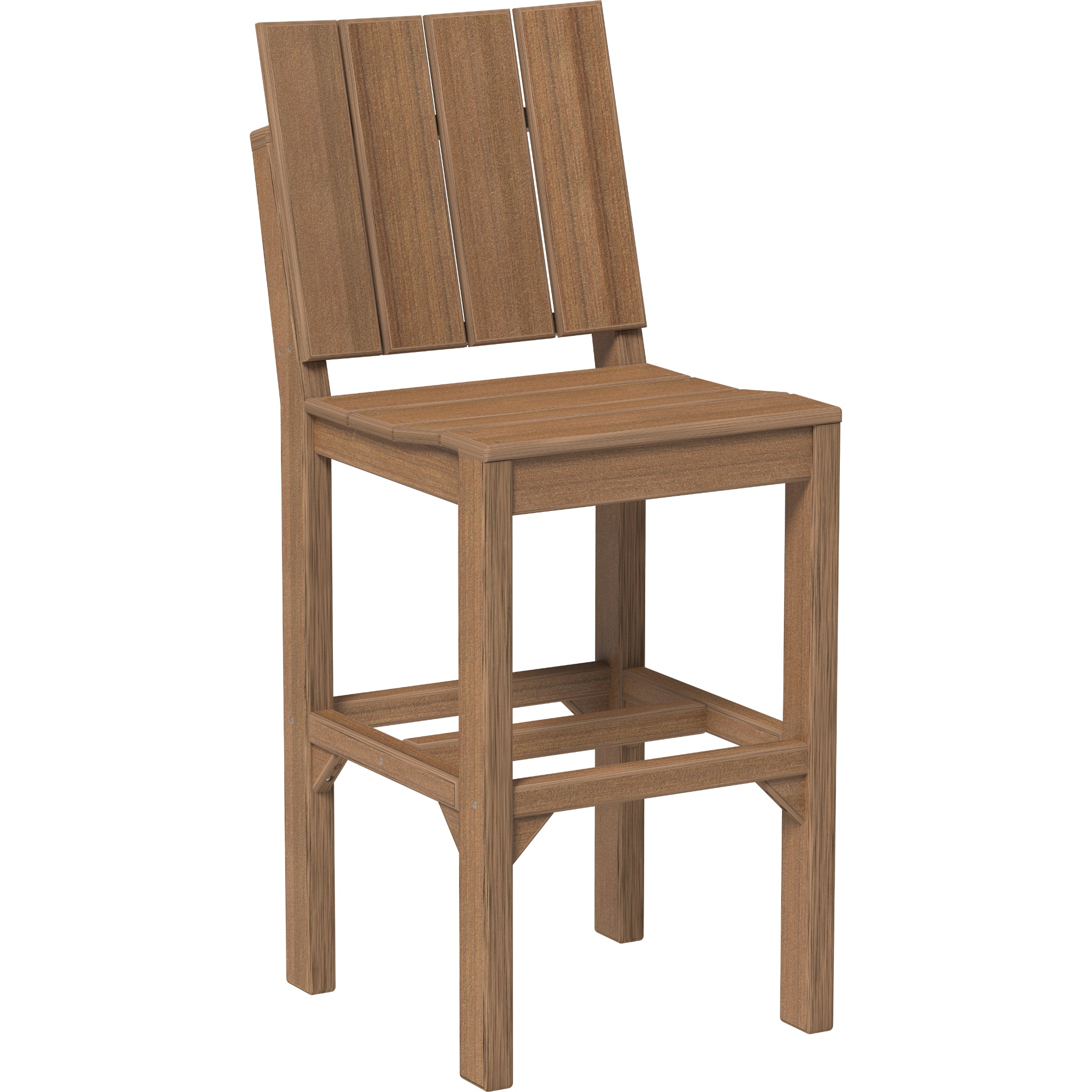LuxCraft Urban Side Chair – Outdoor Poly Bar Chair (USC)