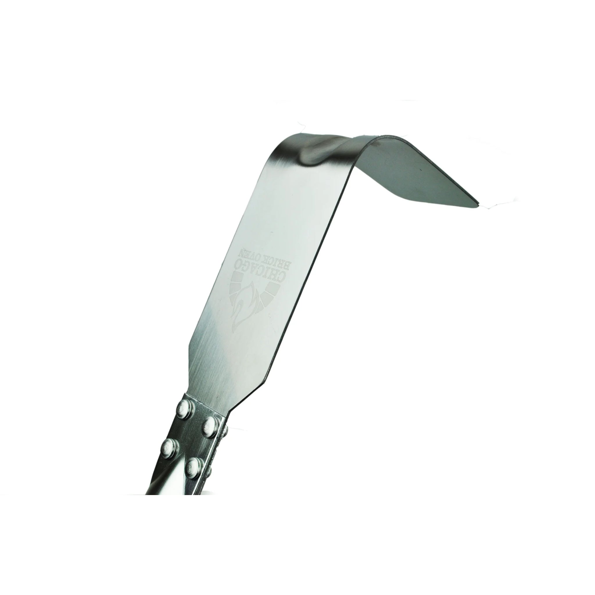 Chicago Brick Oven Stainless Steel Ash Hook with Wooden Handle (Length 50") CBO-A-PZA-ASH-HOOK