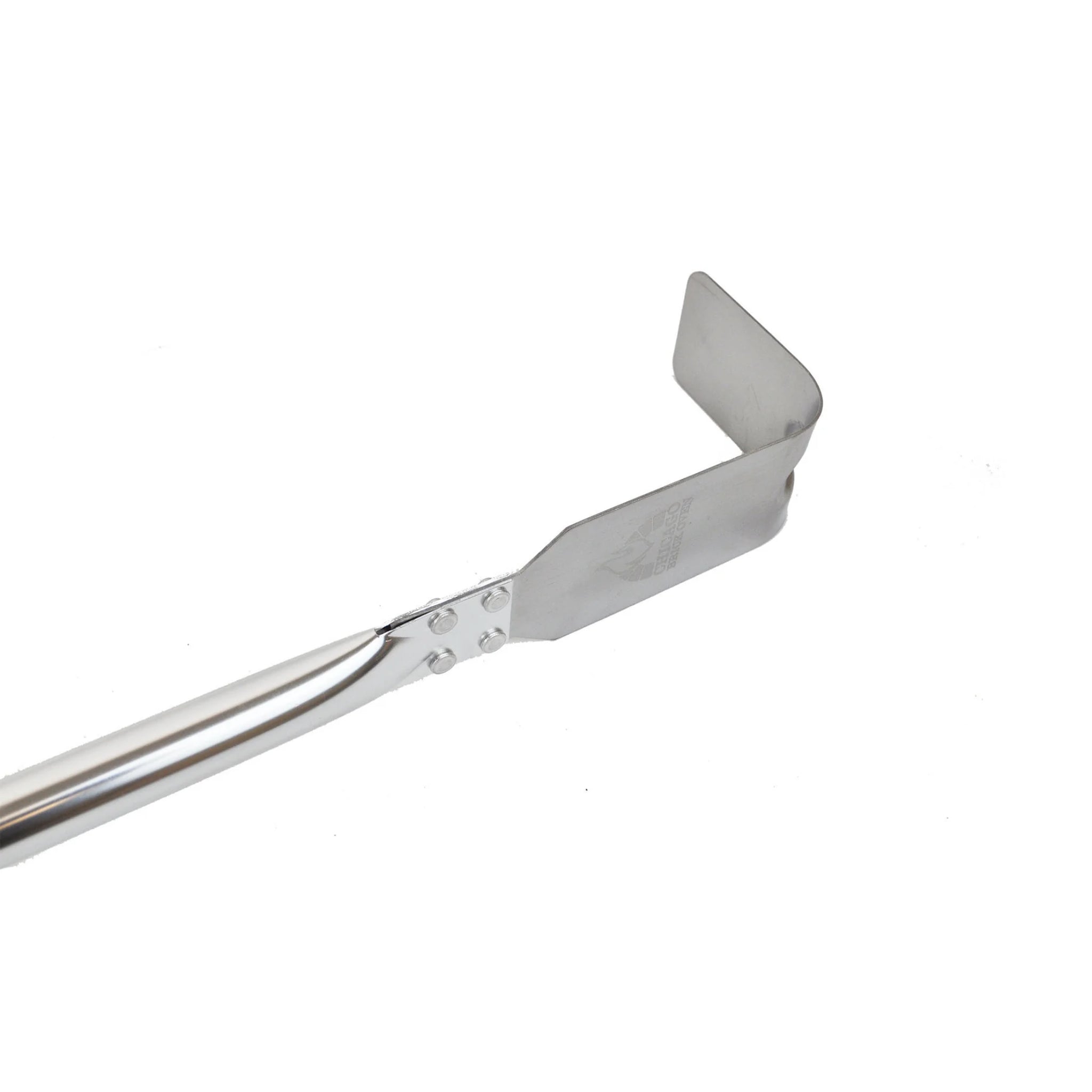 Chicago Brick Oven Stainless Steel Ash Hook with Wooden Handle (Length 50") CBO-A-PZA-ASH-HOOK